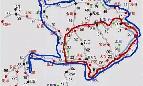 四川自驾游路线查询一览表图_四川自驾游路线查询一览表图片